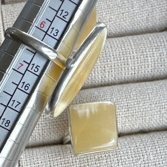 Crazy lace Agate/Laguna Agate silver gem Victorian ring/happy ring healing stone - Picture 4 of 7